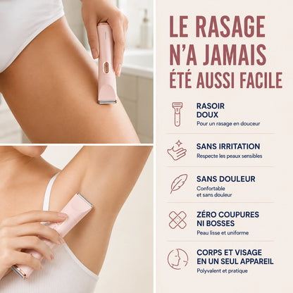 Rasoir pour corps 2 en 1